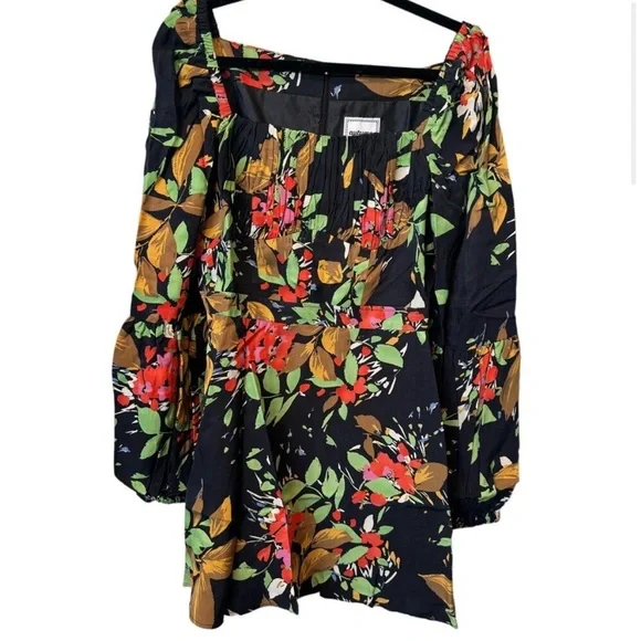 Floral Black Dress - Picture 3 of 5